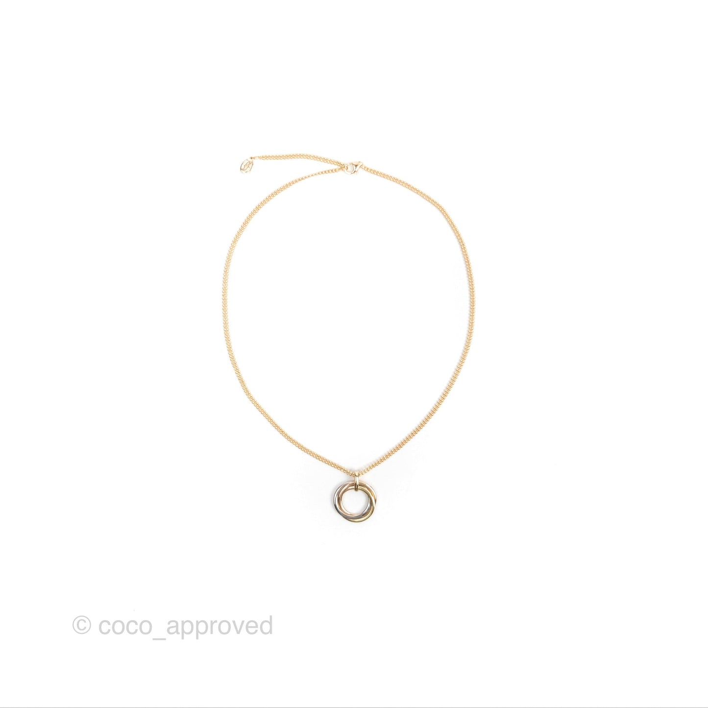 Cartier Trinity Necklace Diamond White Gold/Yellow Gold/Rose Gold