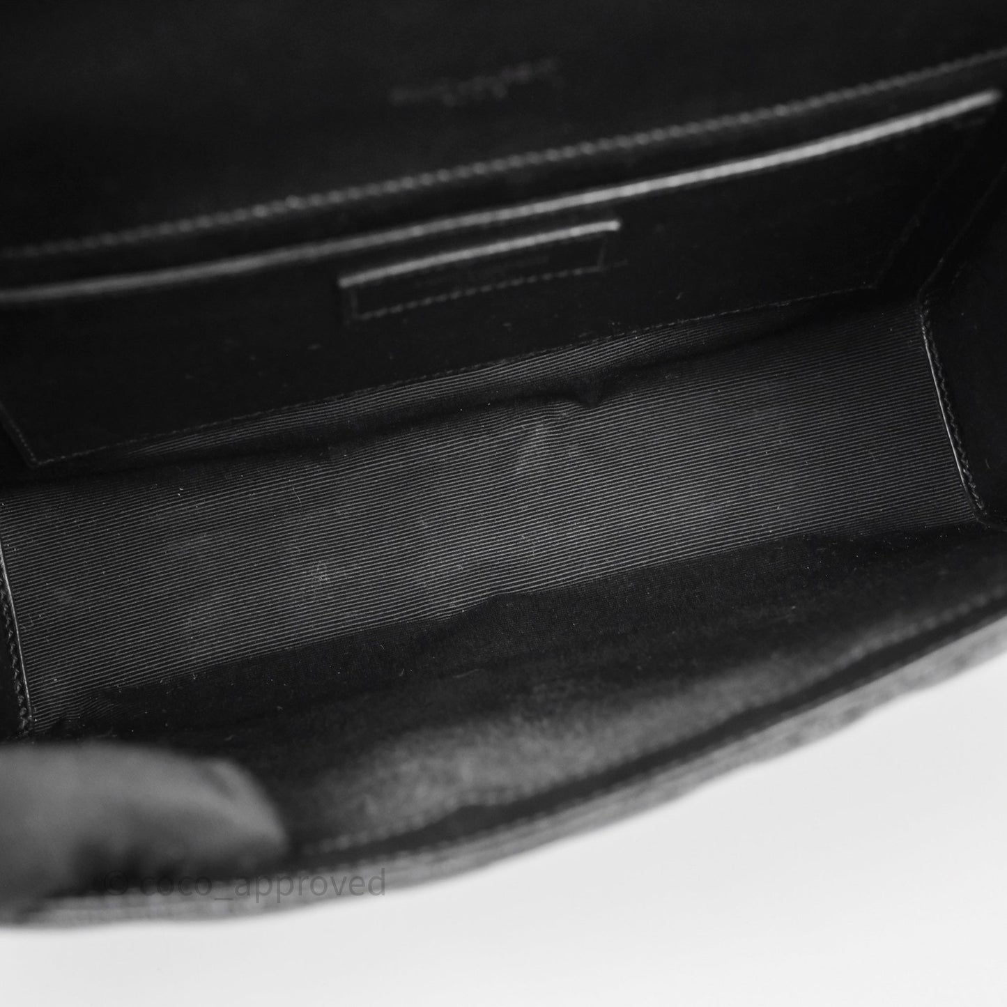 Saint Laurent Envelope Medium So Black Caviar