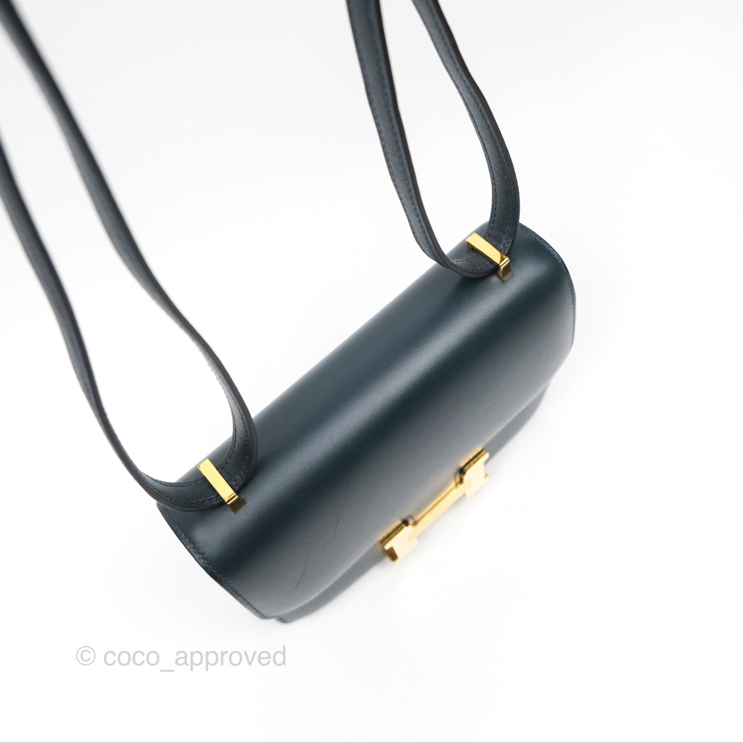 Hermès Constance Mini 18cm Veau Rousseau Veau Monsieur Gold Hardware