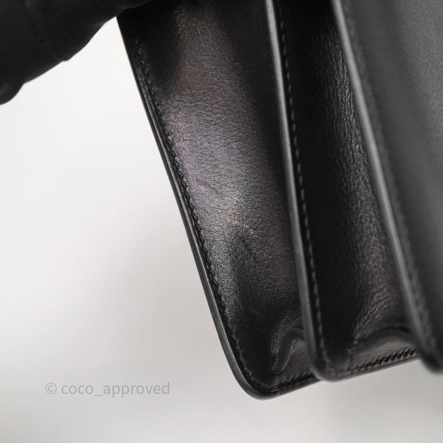 Hermès Roulis Mini 18 Black Noir 89 Palladium Hardware