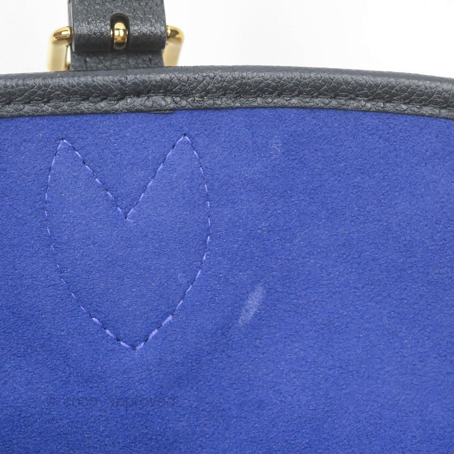 Louis Vuitton Diane Black Monogram Empreinte Leather