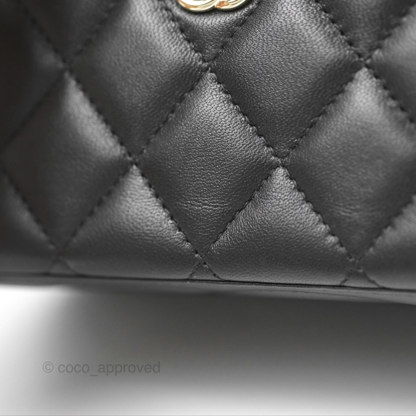 Chanel Ball Crush Vanity with Chain Black Lambskin Gold Hardware