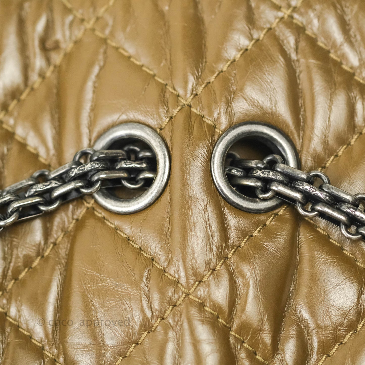 Chanel Reissue Quilted Aged Calfskin Taupe Ruthenium Hardware 227