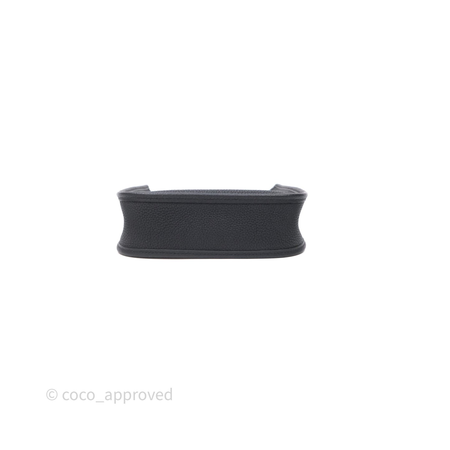 Hermès Mini Evelyne 16 Black Noir 89 Clemence Palladium Hardware