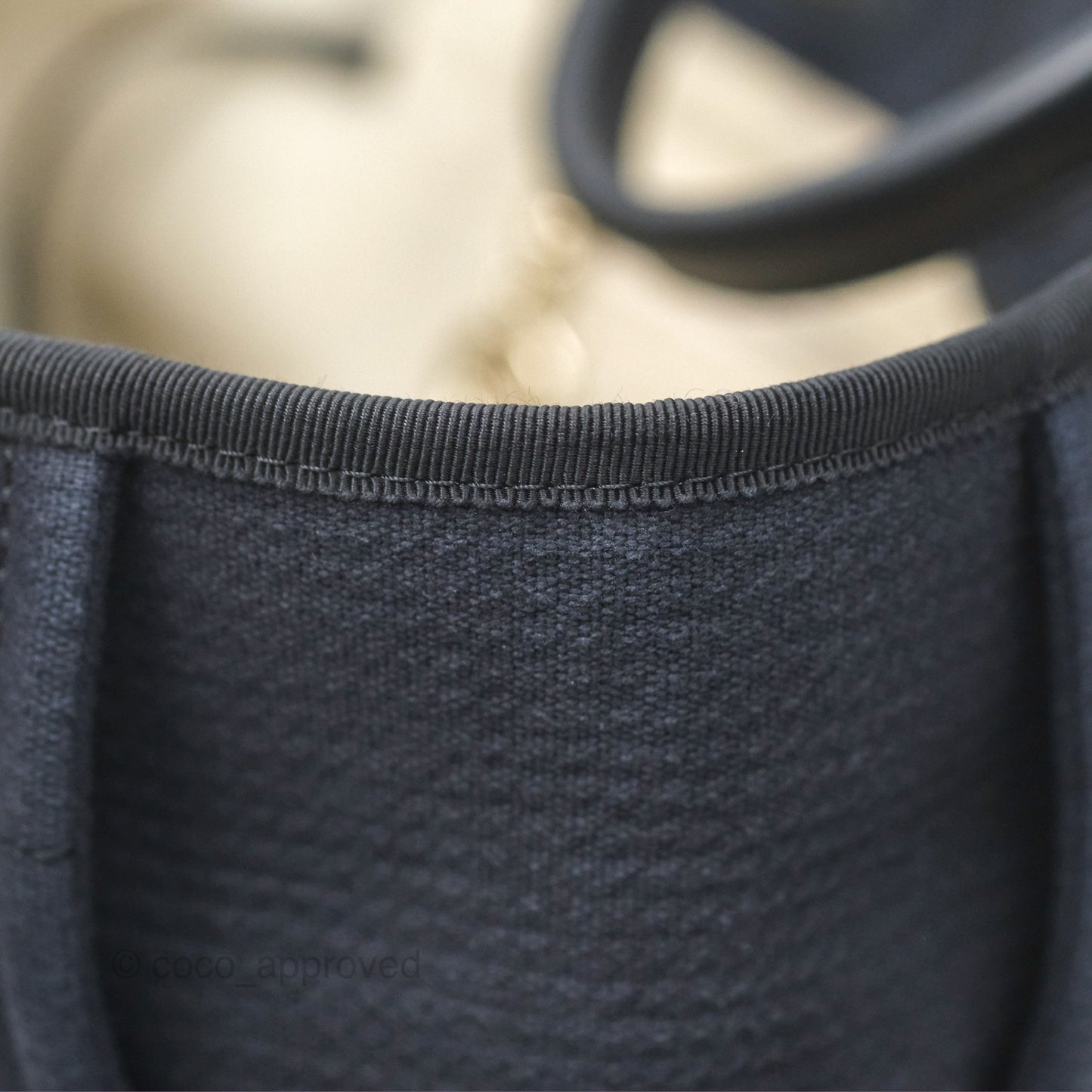 Chanel New Small Deauville Navy Canvas