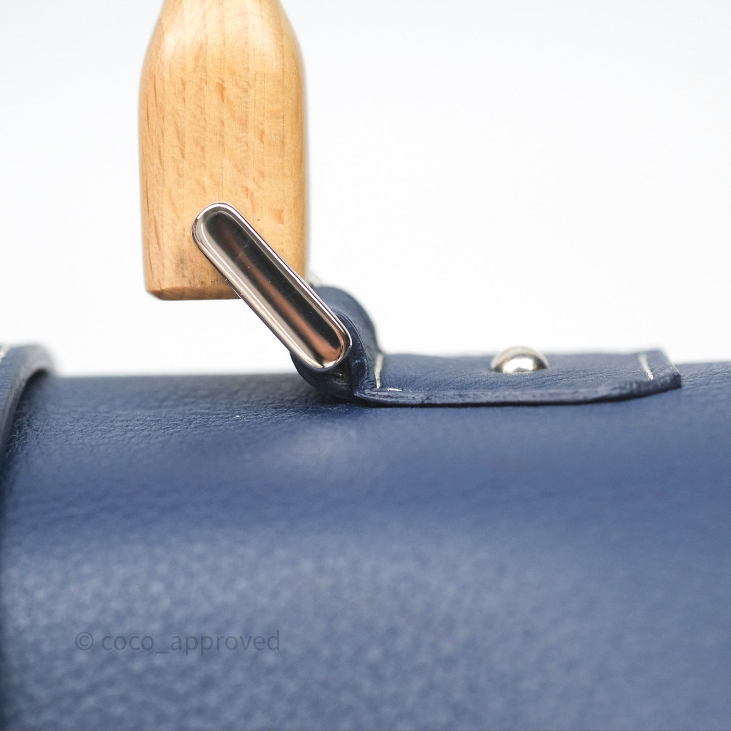 Goyard Saïgon Mini Bag Navy Goyardine Canvas/ Chevroches Calfskin