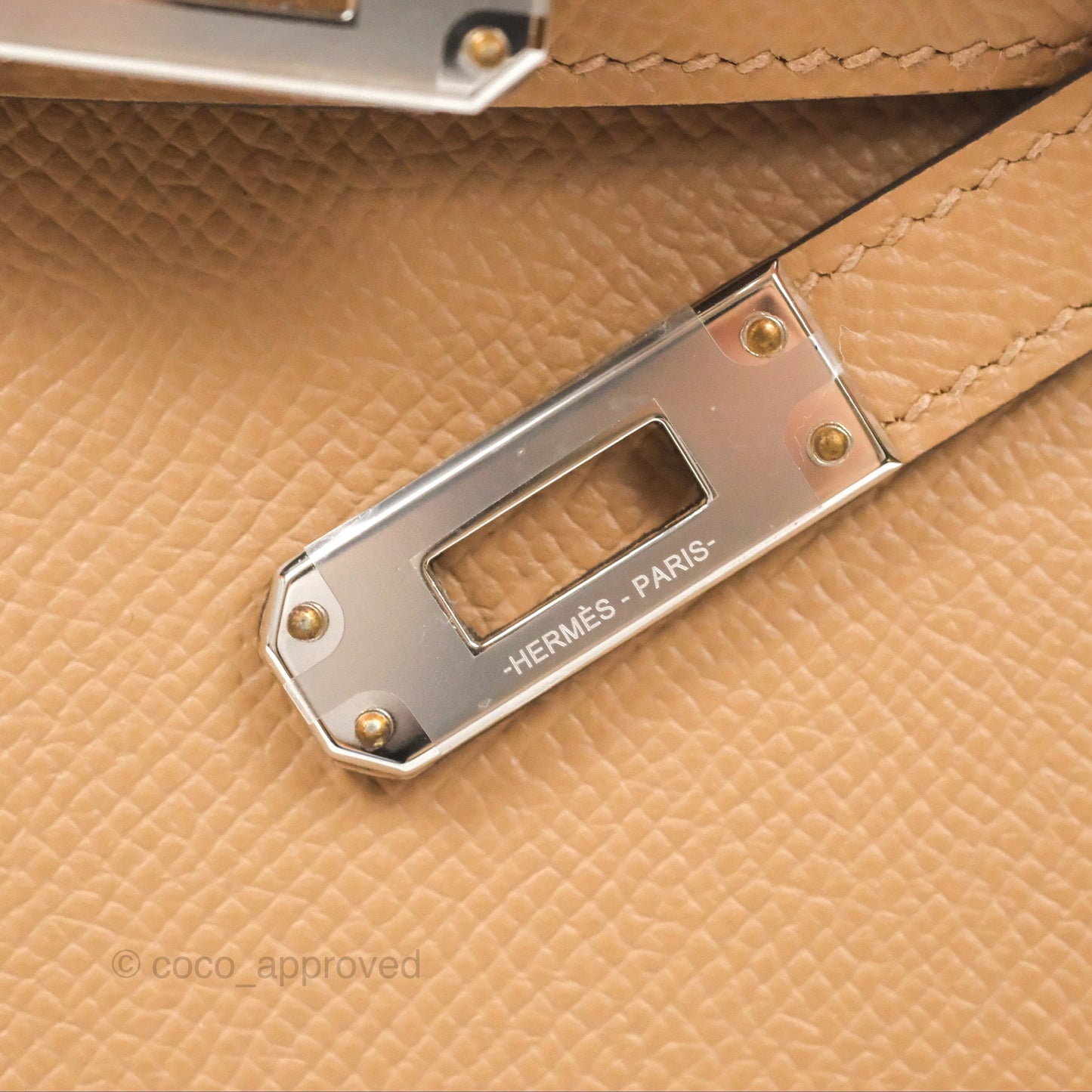 Hermès Mini Kelly II Chai 0M Epsom Palladium Hardware