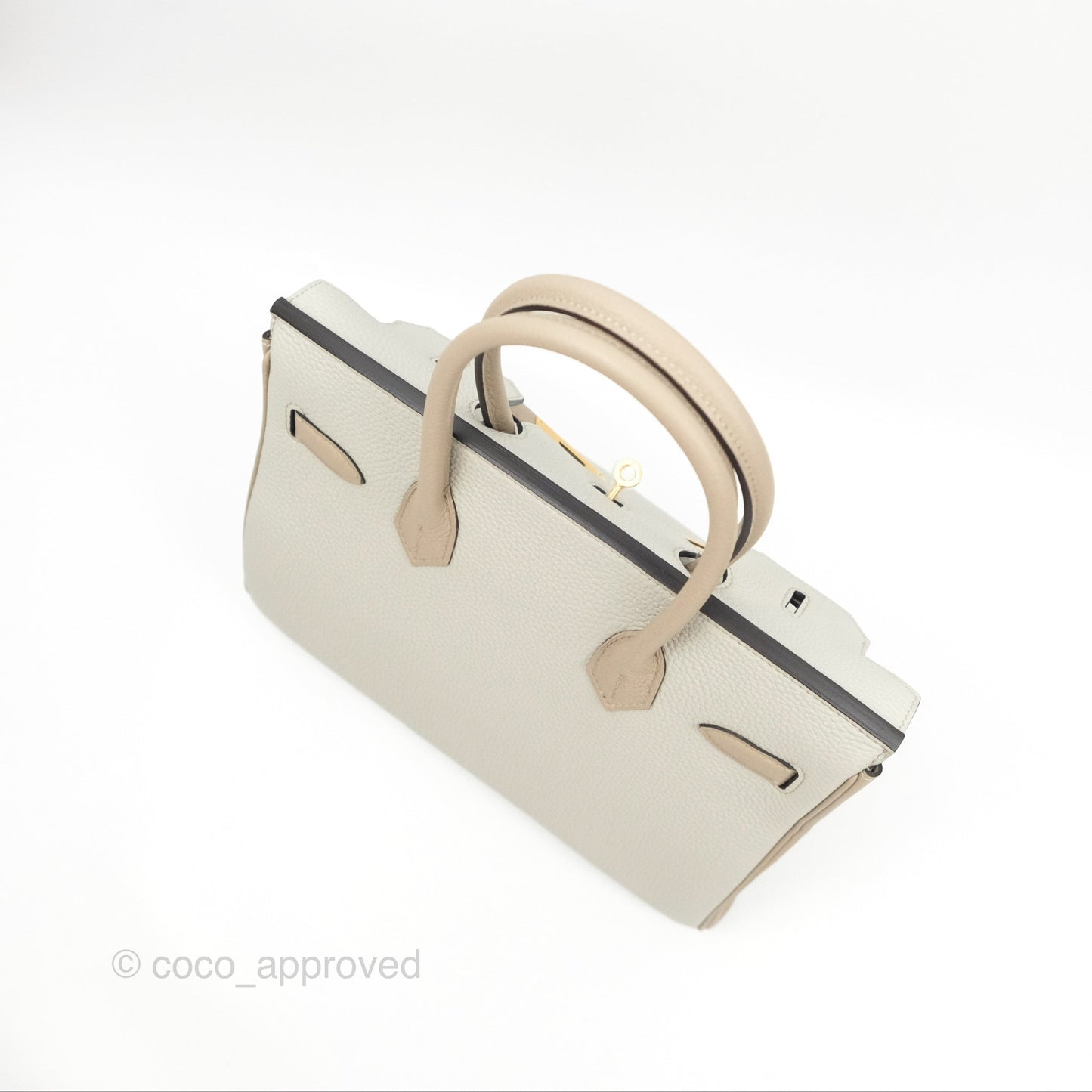 Hermès Birkin 30 Retourne Togo Gold Hardware HSS Gris Perle 80 Gris Tourterelle