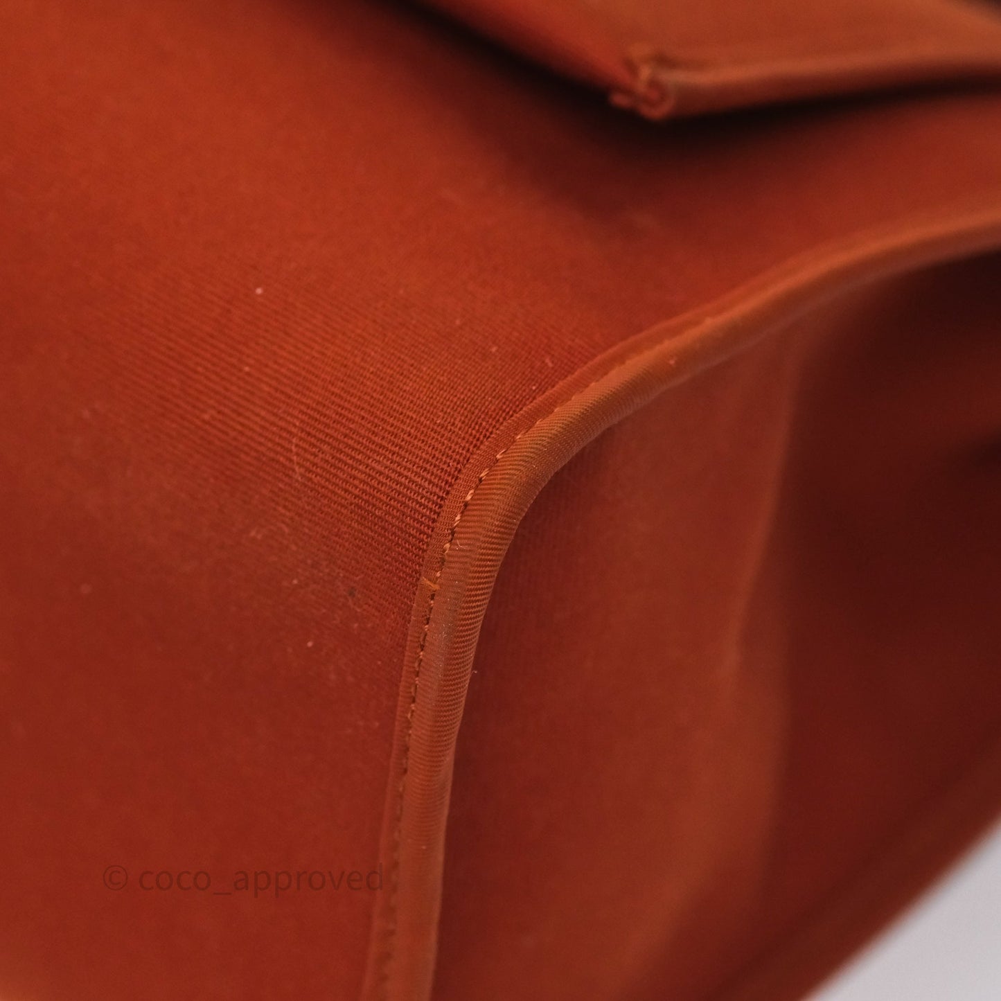 Hermès Herbag Zip 31 Cuivre Canvas Palladium Hardware