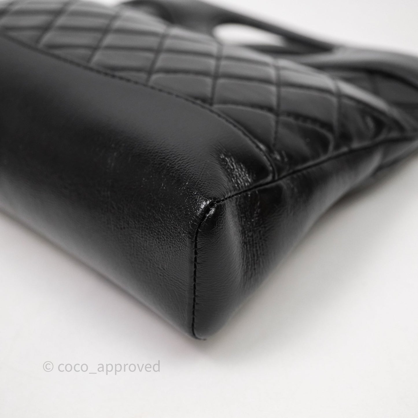 Chanel 31 Mini Black Shiny Calfskin Gold Hardware