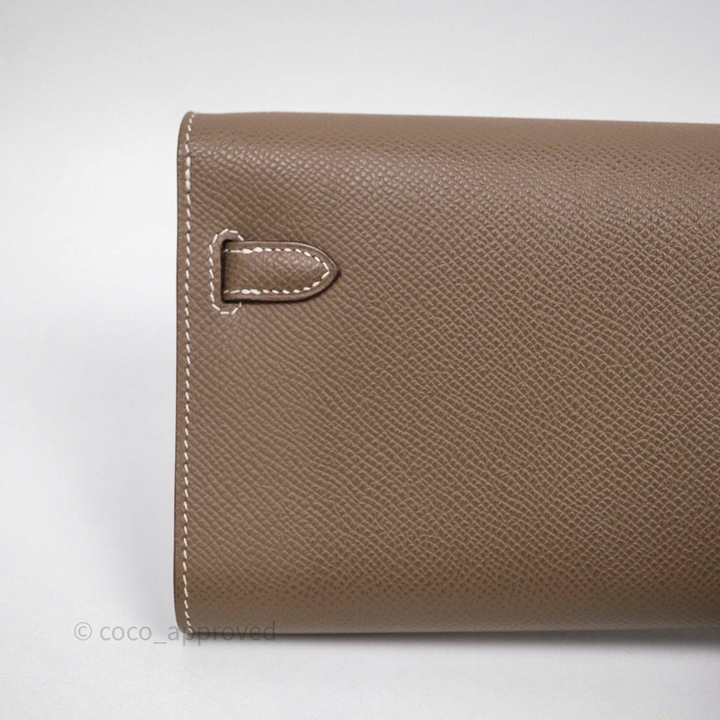 Hermès Kelly To Go Wallet Etoupe 18 Epsom Gold Hardware