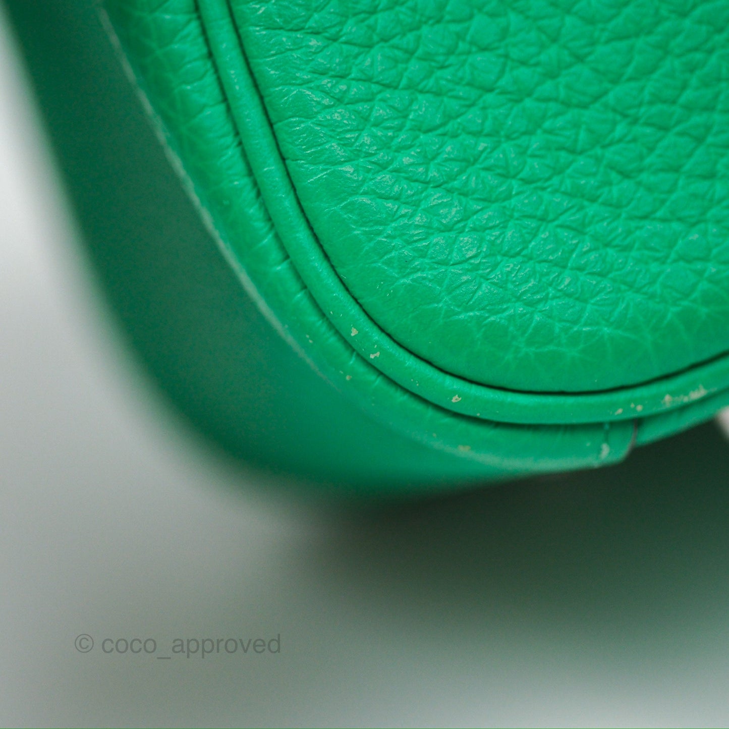 Hermès Mini Lindy 20 Menthe 6W Clemence Palladium Hardware