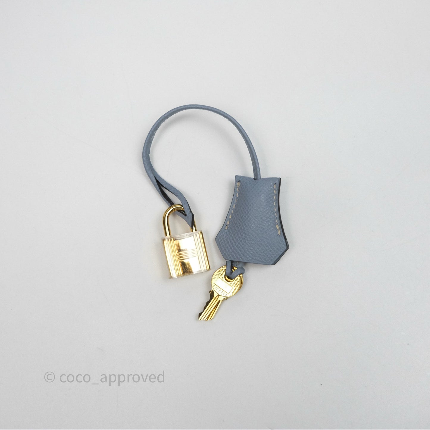 Hermès Kelly II 28 Sellier Bleu Lin J7 Epsom Gold Hardware
