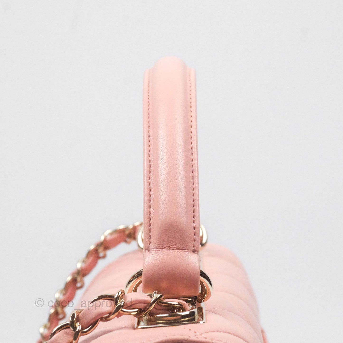Chanel Small Trendy CC Pink Lambskin Gold Hardware
