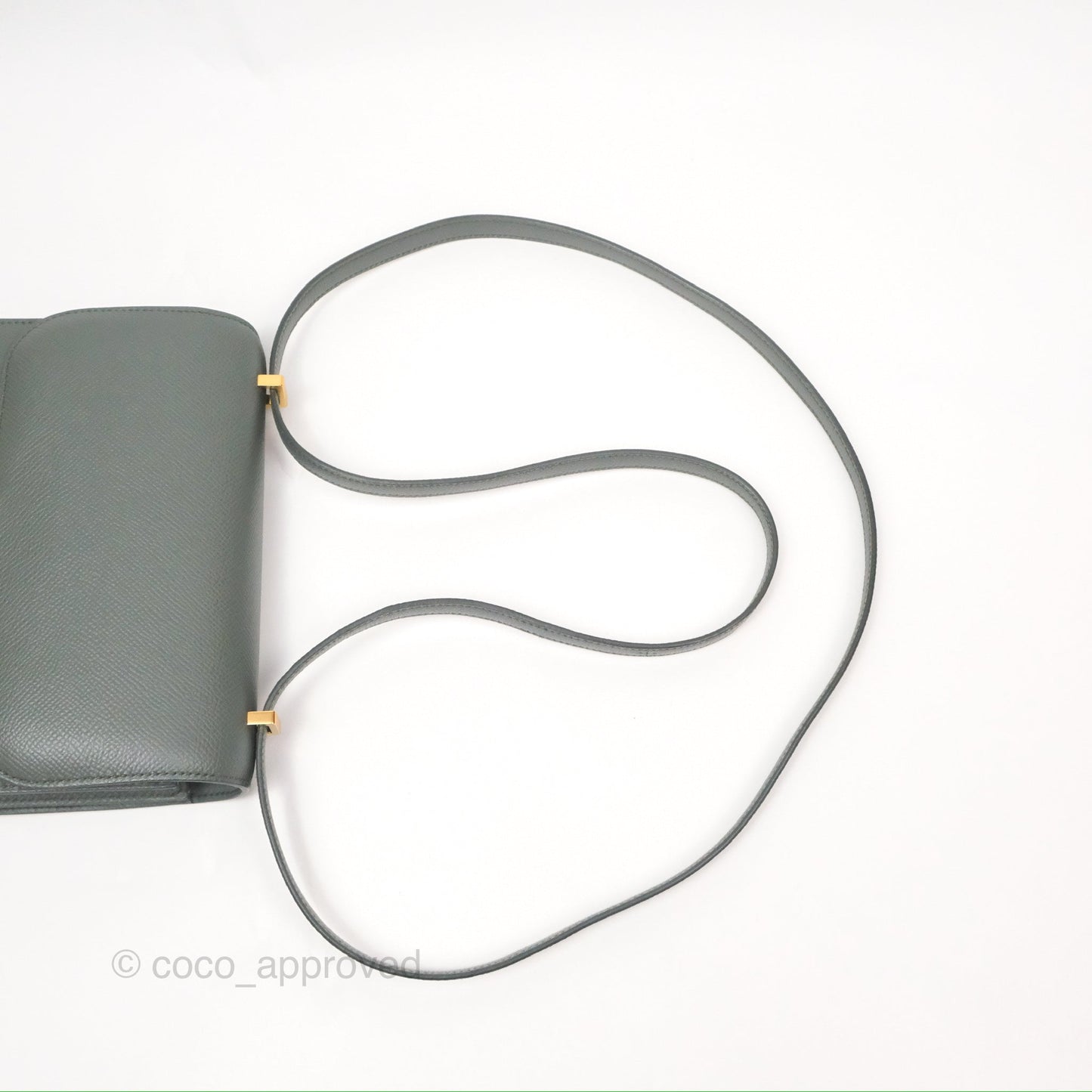 Hermès Constance Mini 18cm Vert Amande Epsom Gold Hardware