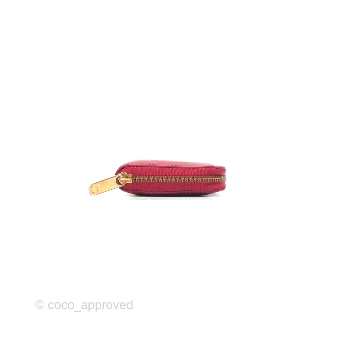 Louis Vuitton Vernis Zippy Coin Purse Rouge Grenadine Patent