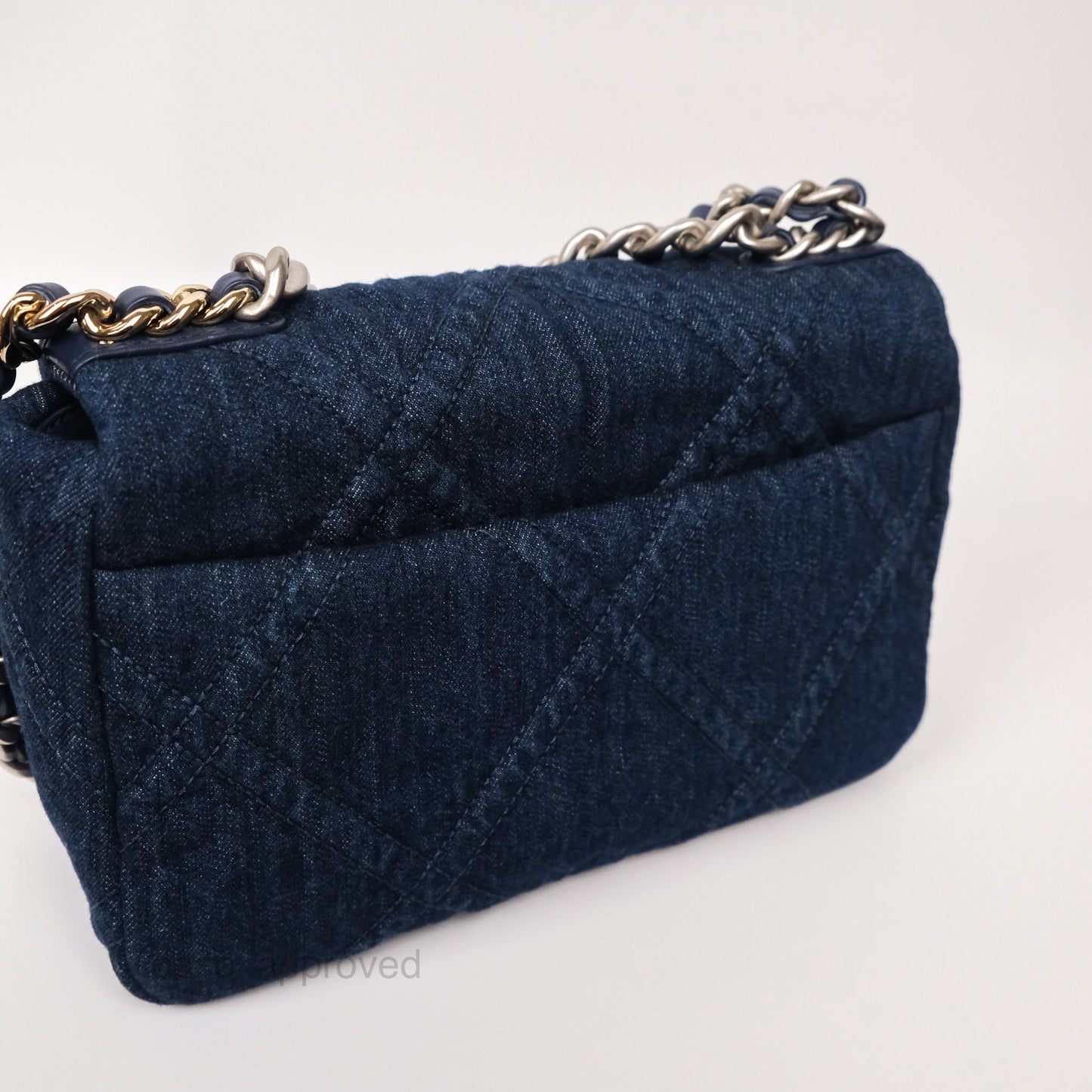 Chanel 19 Small Denim Mixed Hardware 22P