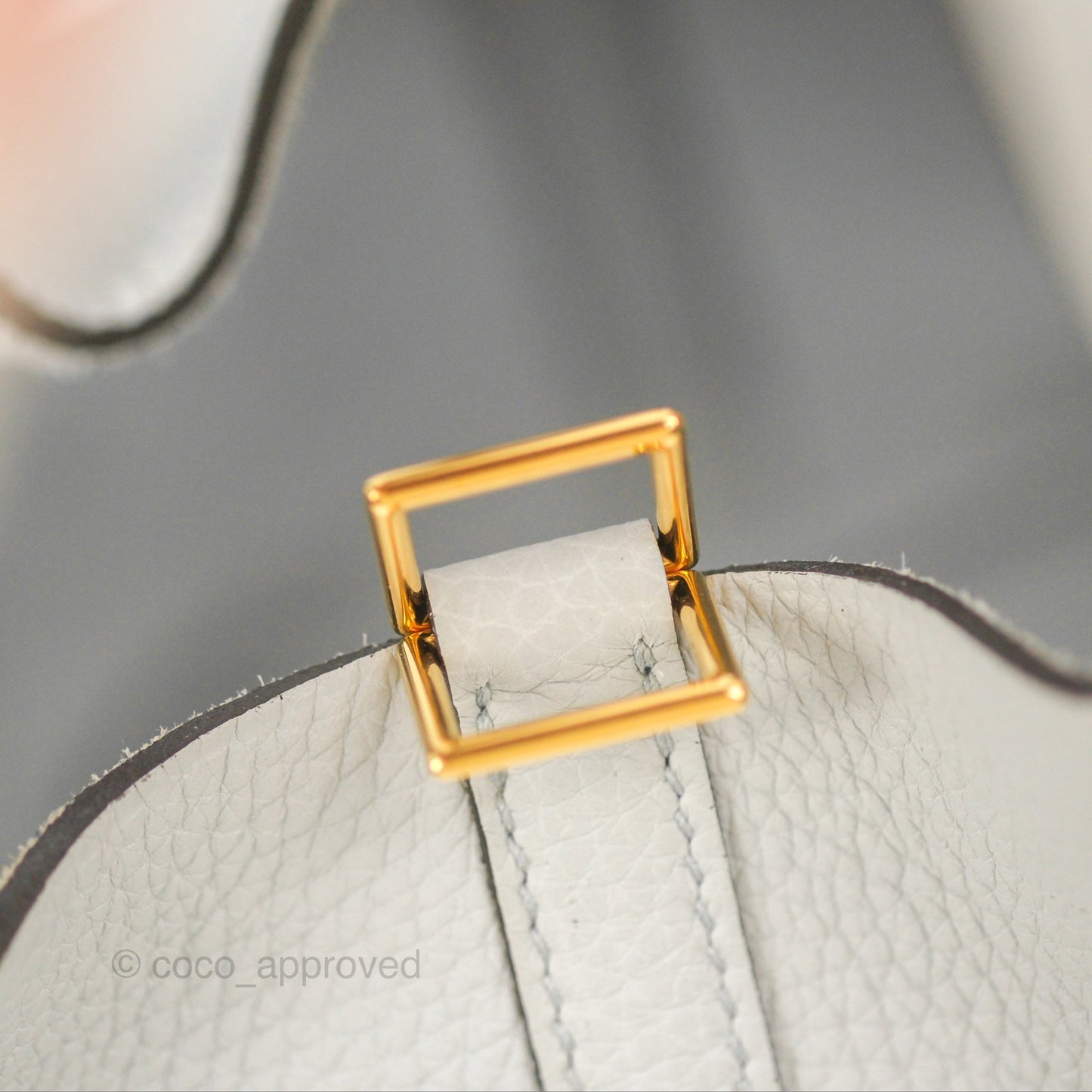 Hermès Picotin 18 Blue Pale Clemence Gold Hardware