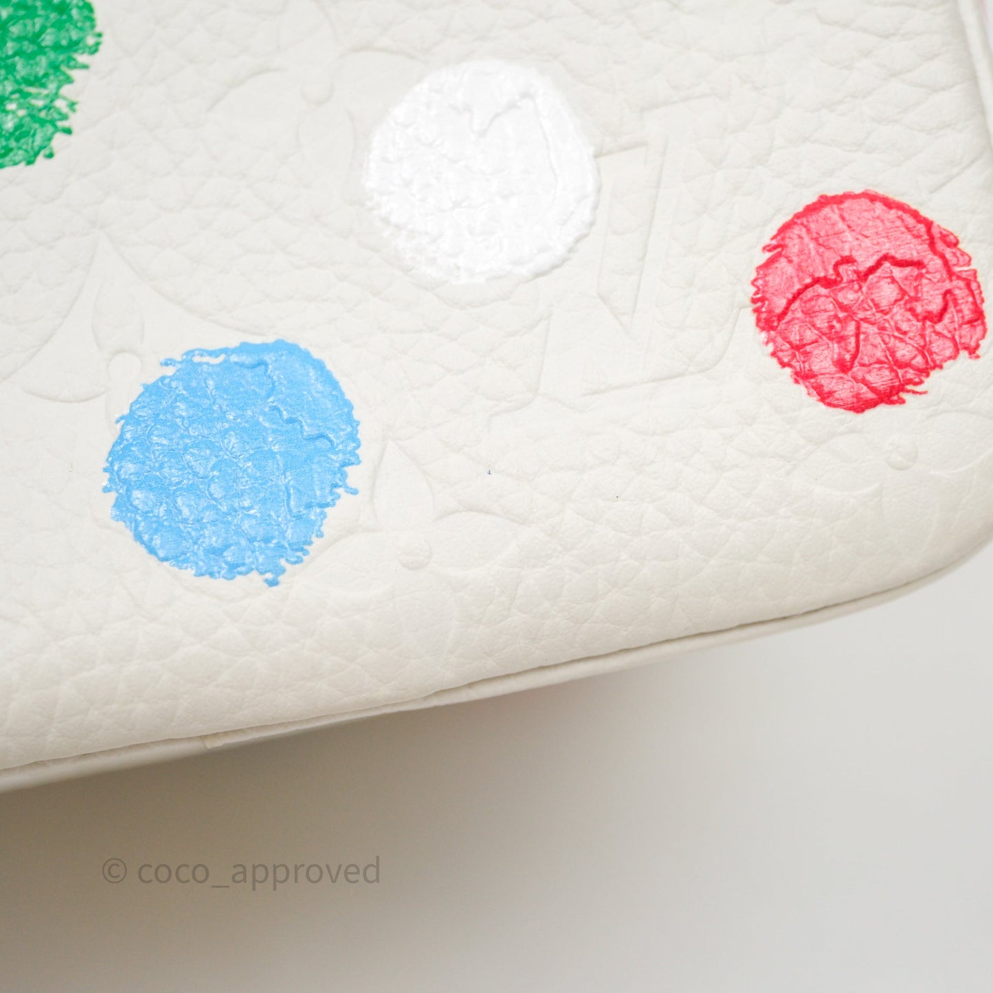 Louis Vuitton x Yayoi Kusama Square With Handle Chain Bag White