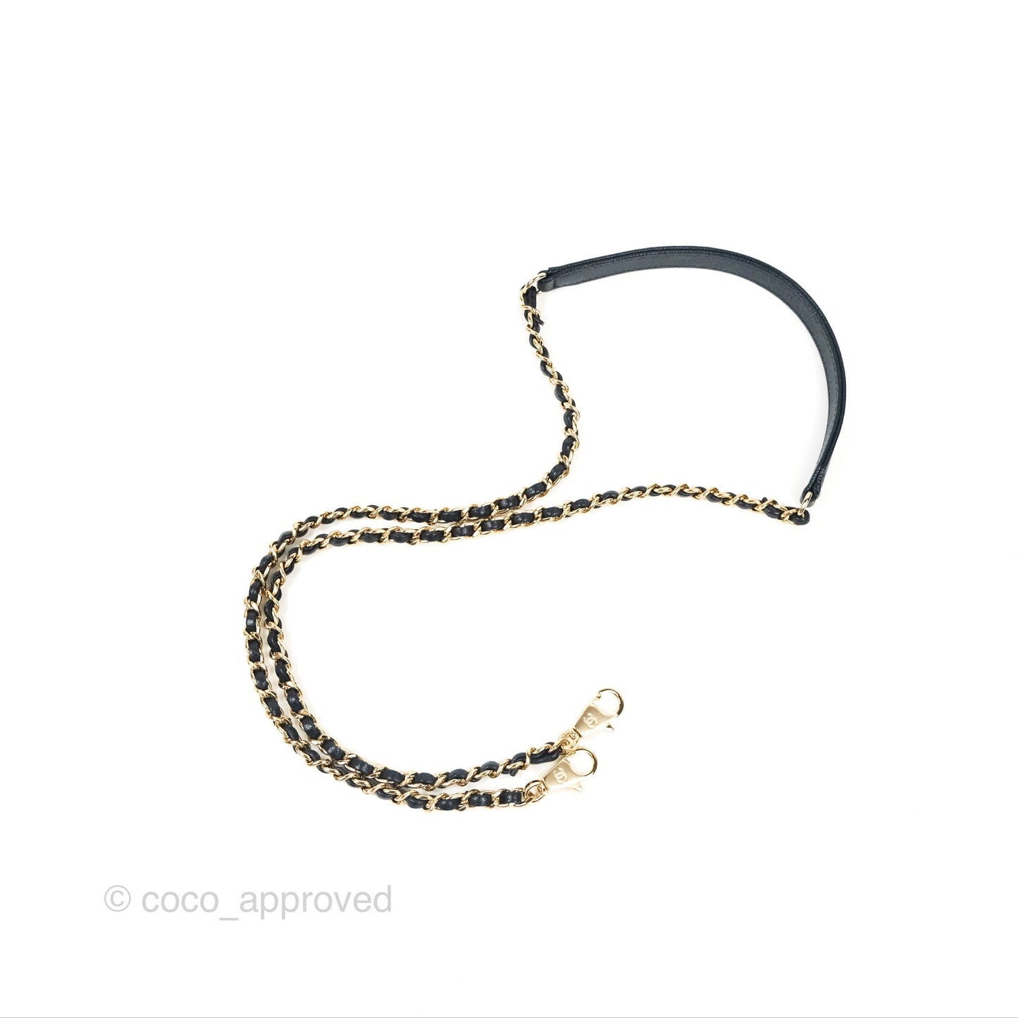 Chanel Mini Coco Handle Quilted Navy Caviar Gold Hardware