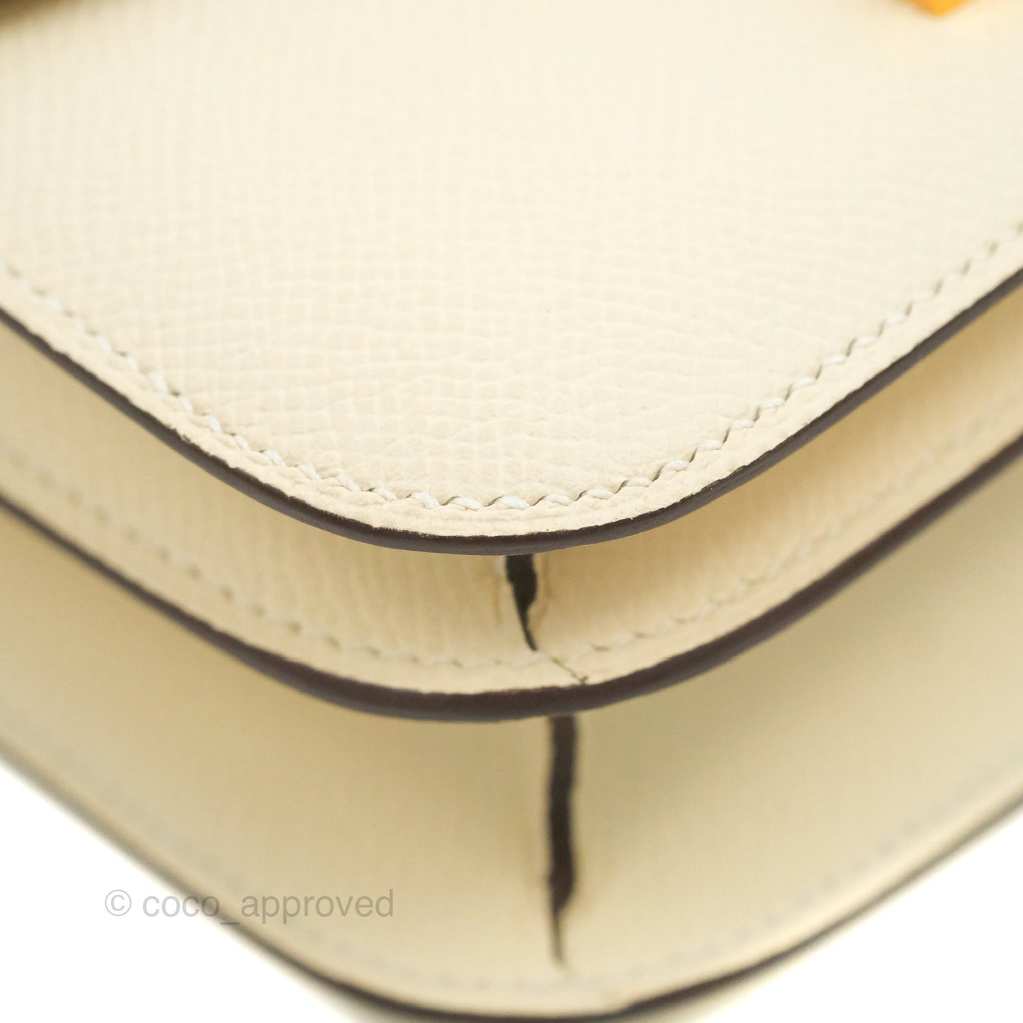 Hermès Constance Mini 18cm Nata Epsom Rose Gold Hardware