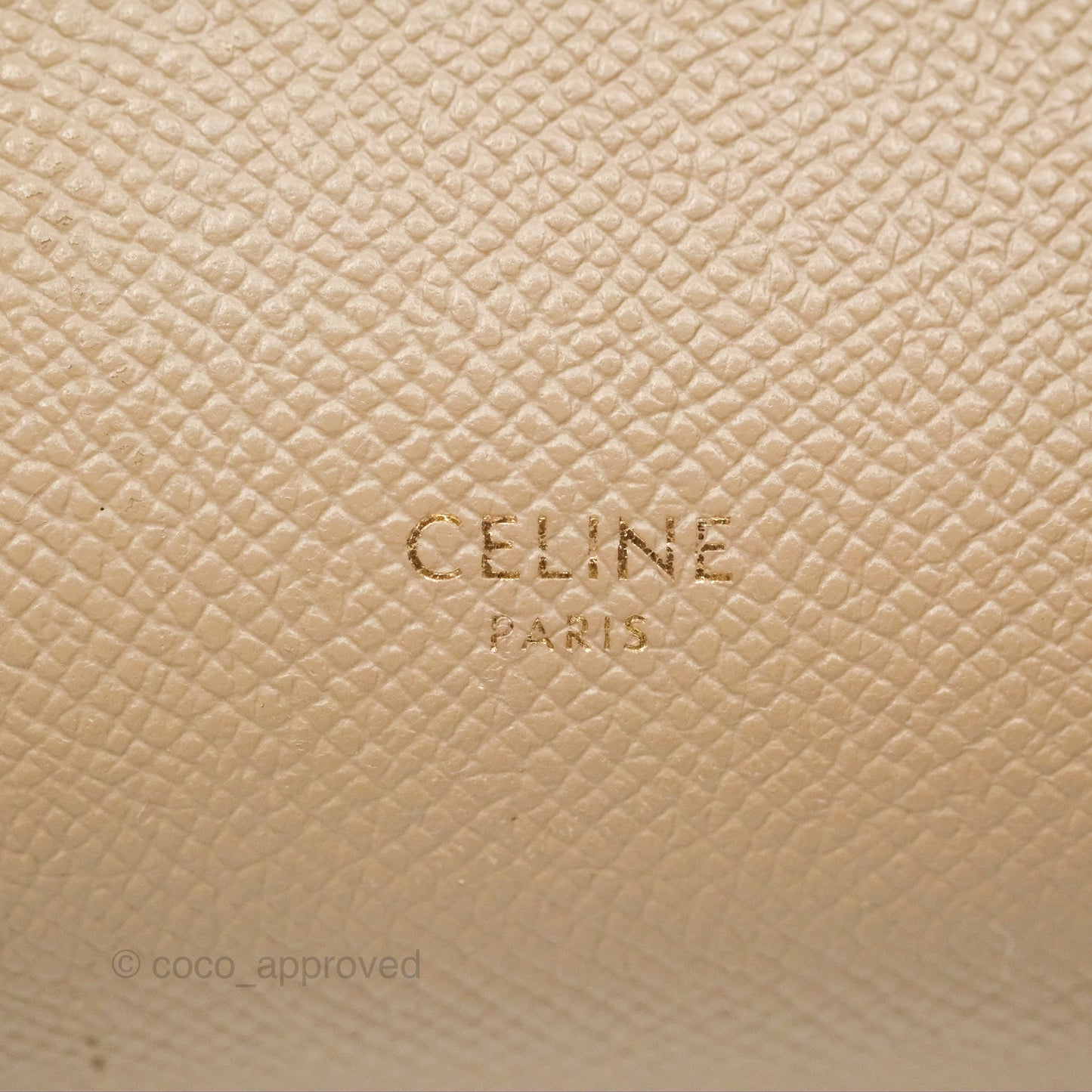 Celine Nano Belt Bag Light Taupe Grained Calfskin Gold Hardware