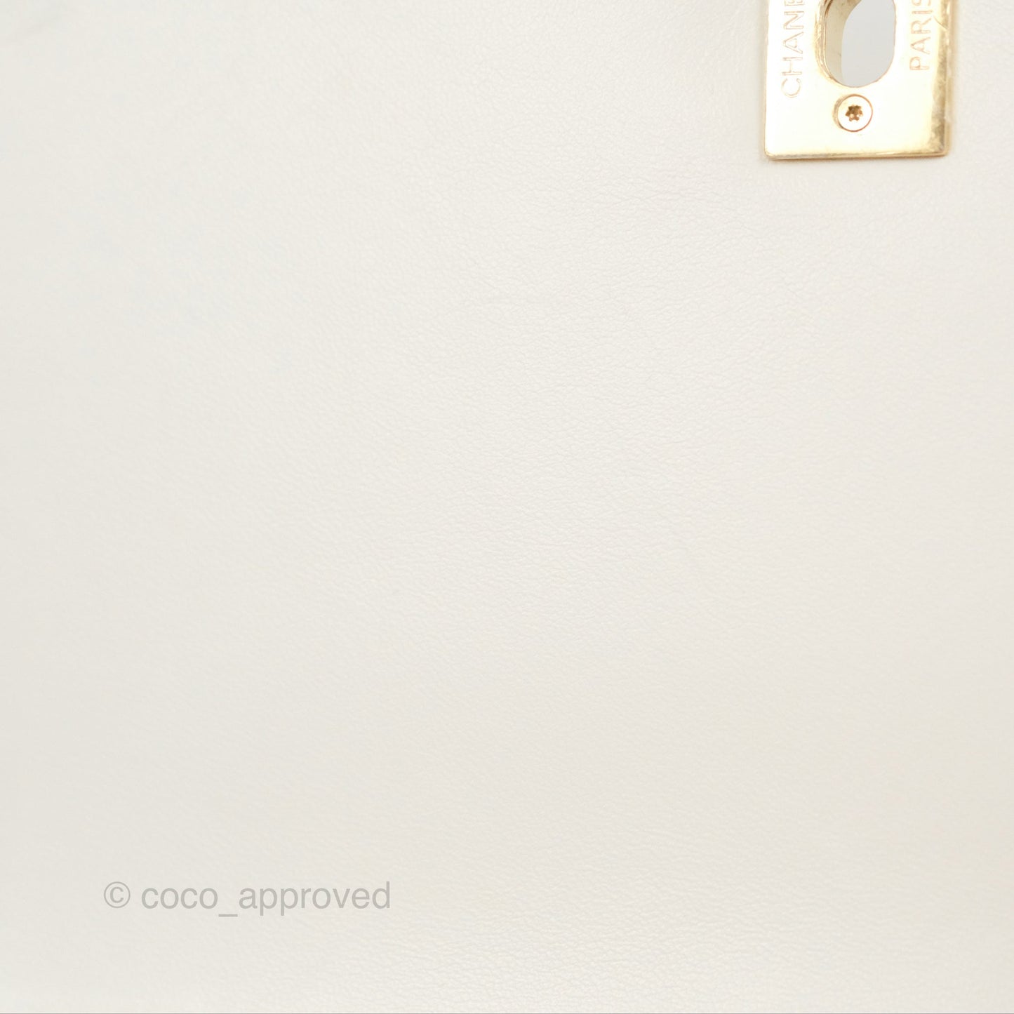 Chanel Mini Flap Bag with Enamel Charm Chain White Lambskin Gold Hardware