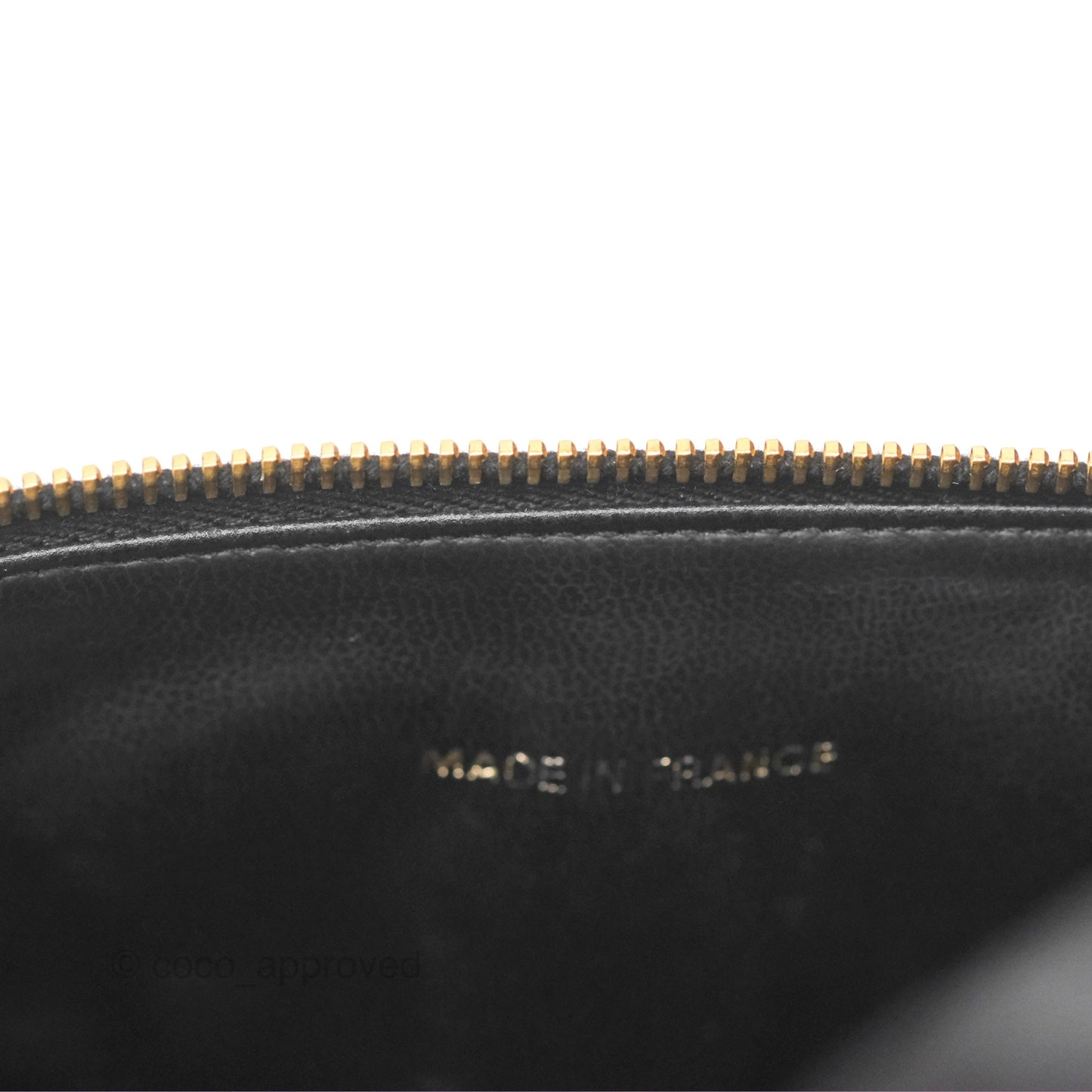 Chanel Vintage Vanity Case Black Caviar Gold Hardware