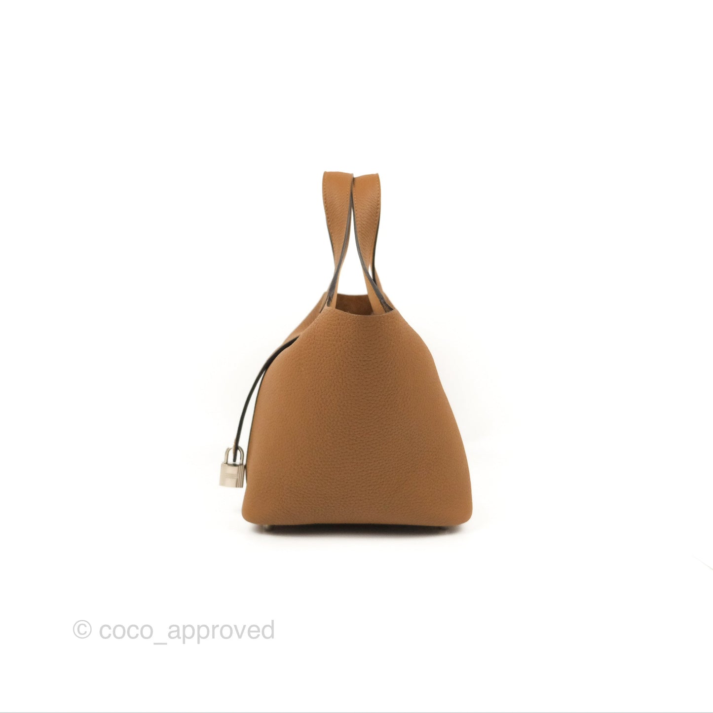 Hermès Picotin Lock 18 PM Eclat Alezan/Biscuit Clemence Silver Hardware
