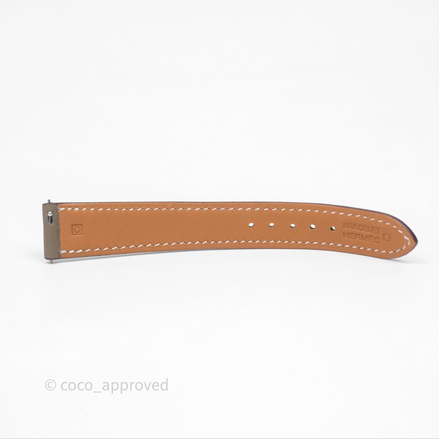 Hermès Heure H Watch Small Model 25mm Diamond Brown Swift Palladium Hardware