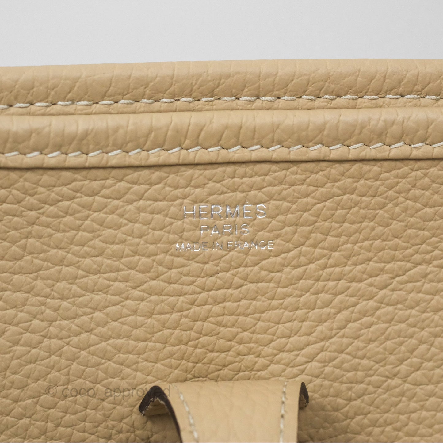 Hermes Evelyne III 29 Trench S2 Clemence Palladium Hardware