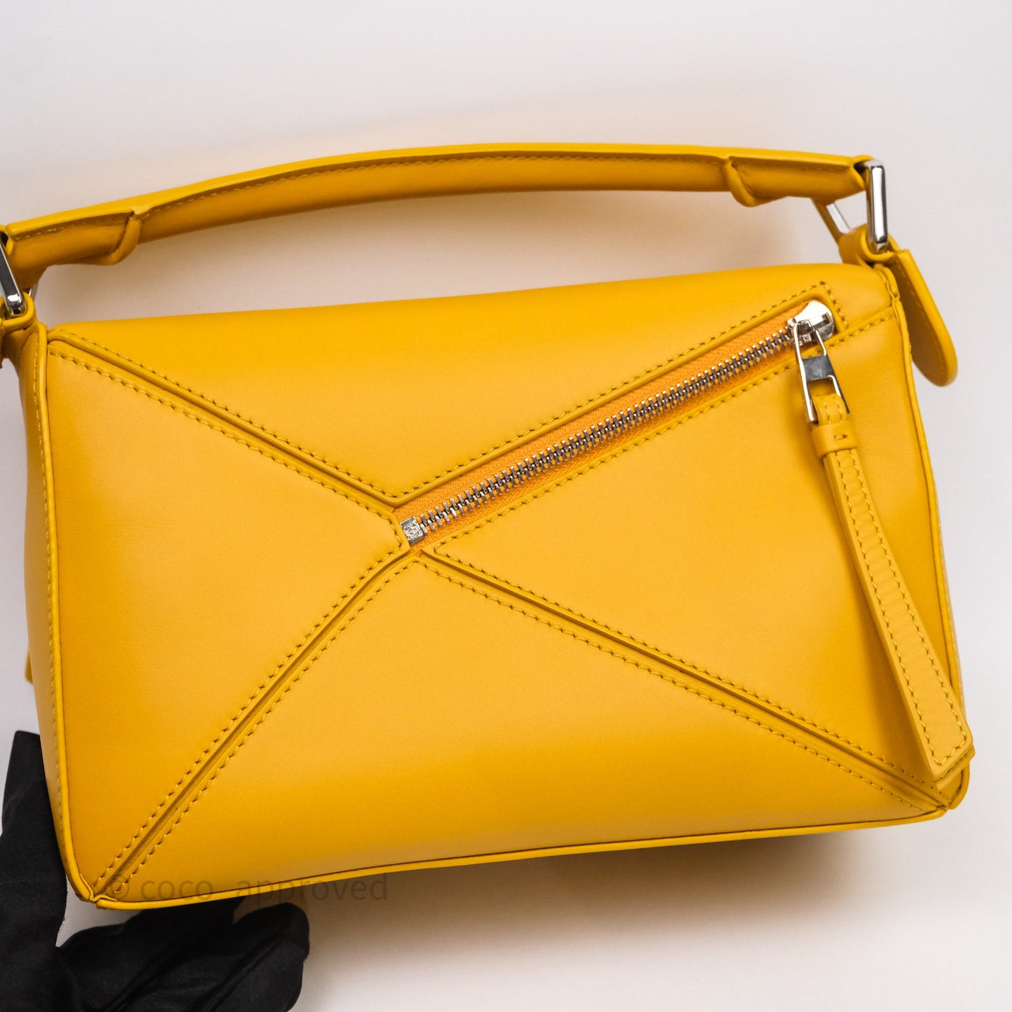 Loewe Small Puzzle Bag Sunflower With Logo Strap