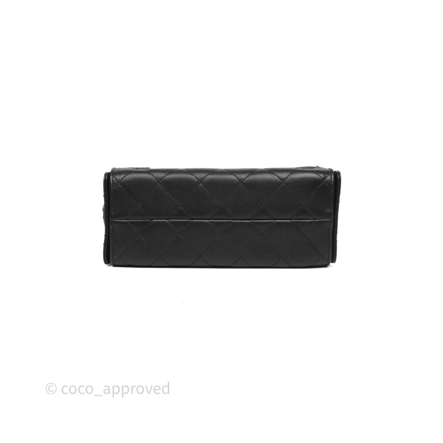 Chanel 25 Mini Bag Black Caviar Gold Hardware