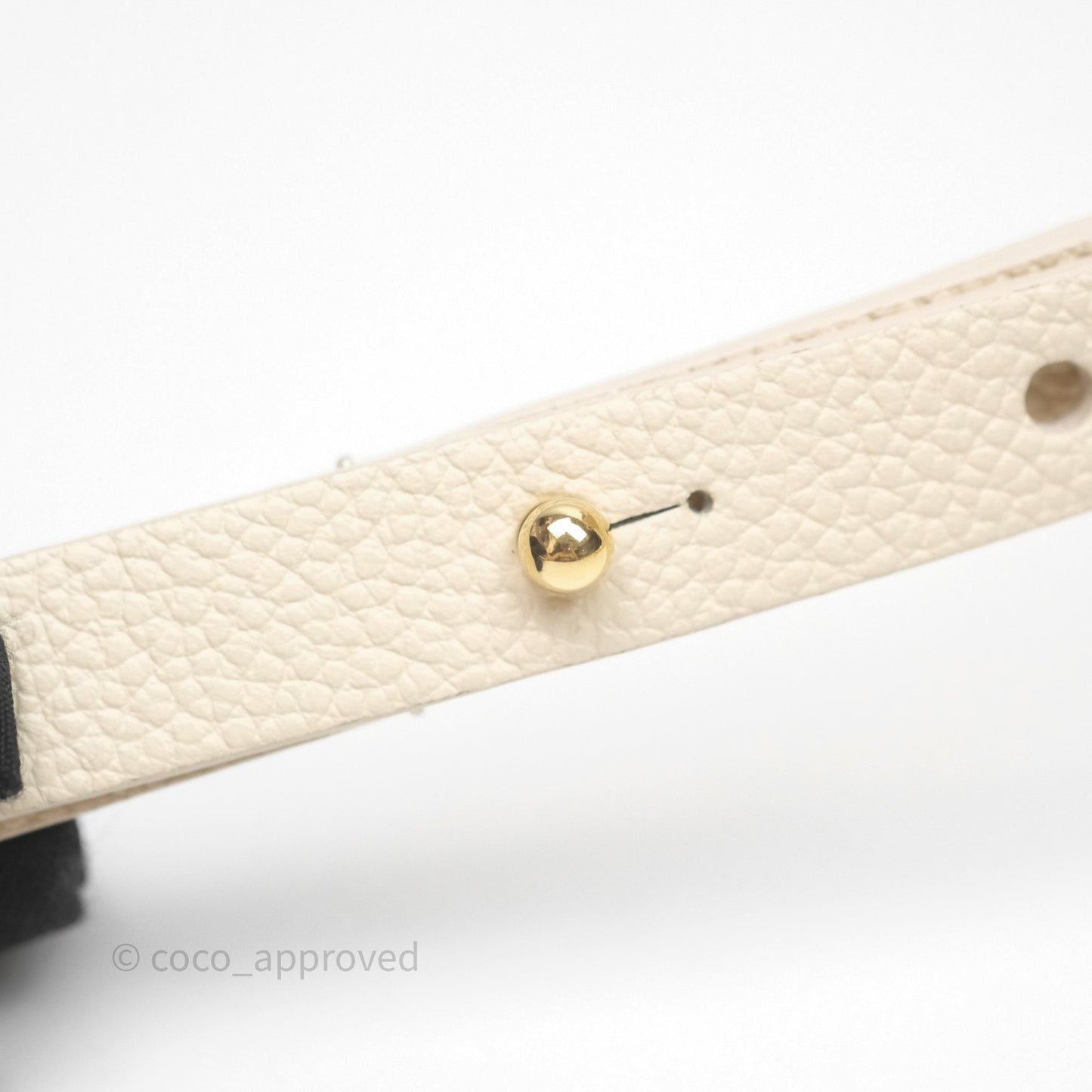Louis Vuitton Backup Cream Monogram Empreinte Leather