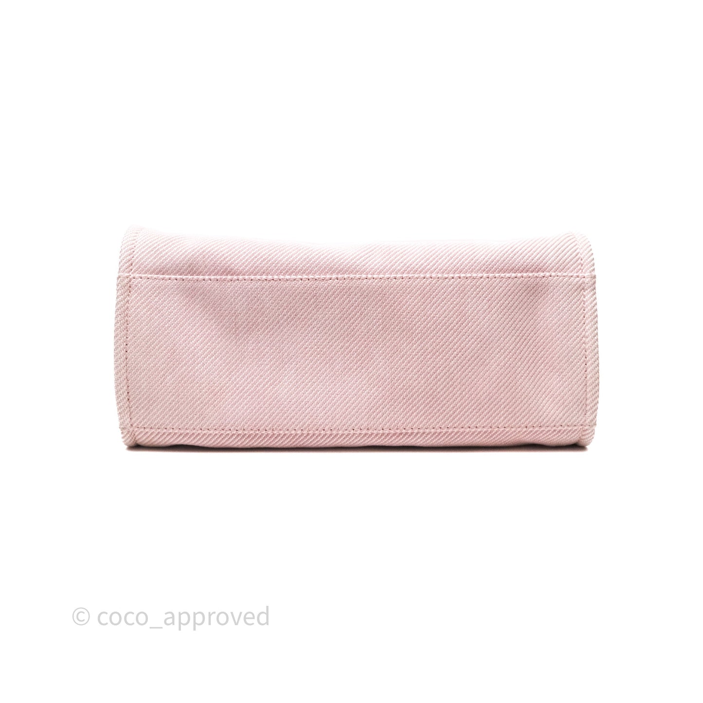 Chanel Large Deauville Tote Pink Canvas Gold Hardware