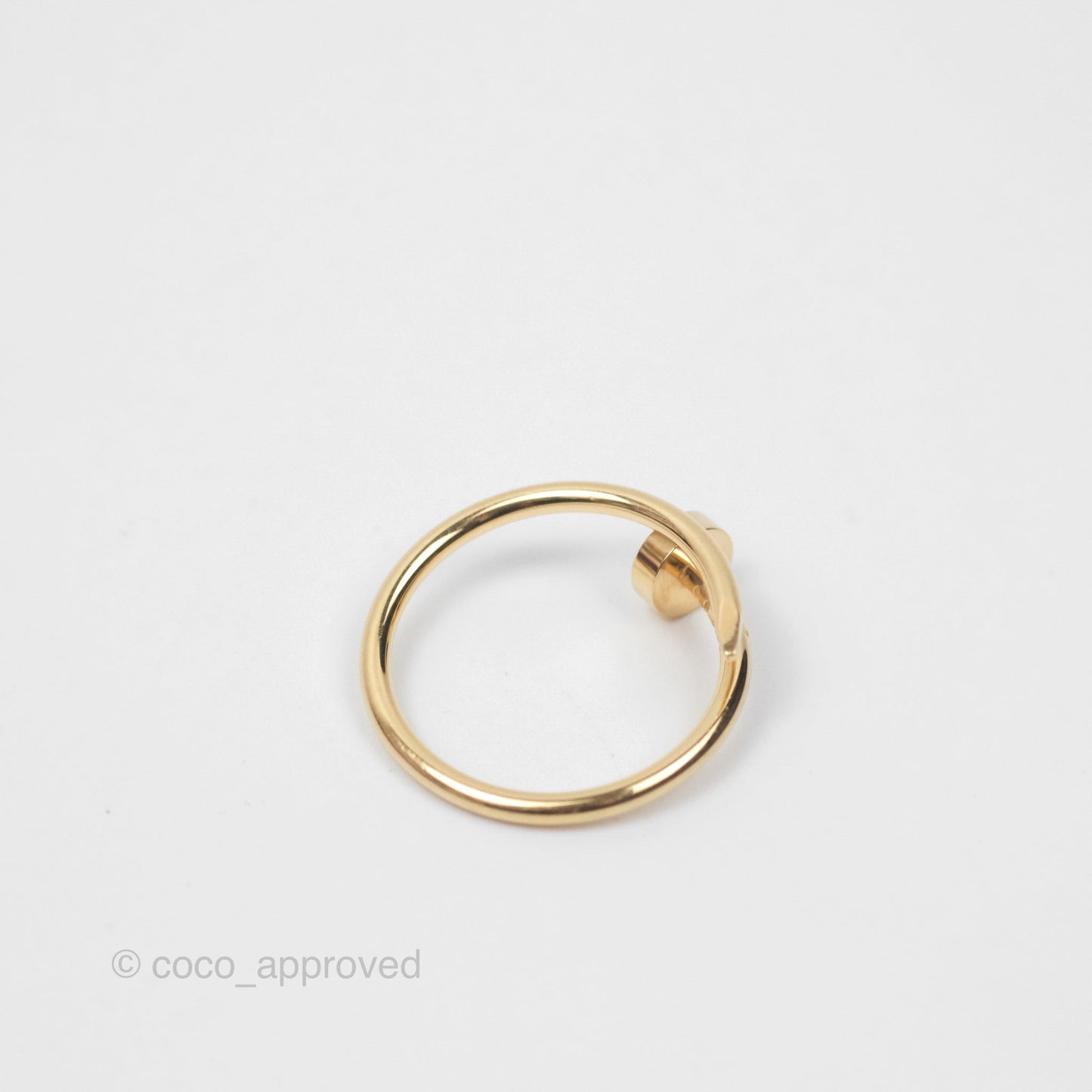 Cartier Juste un Clou Ring Small Model Yellow Gold Size 55