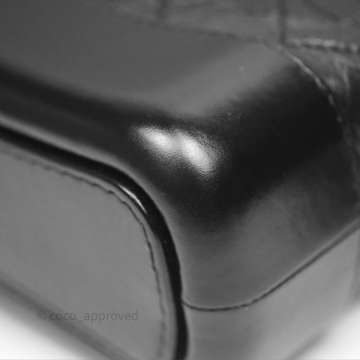 Chanel Small Gabrielle Hobo Quilted Black Aged Calfskin