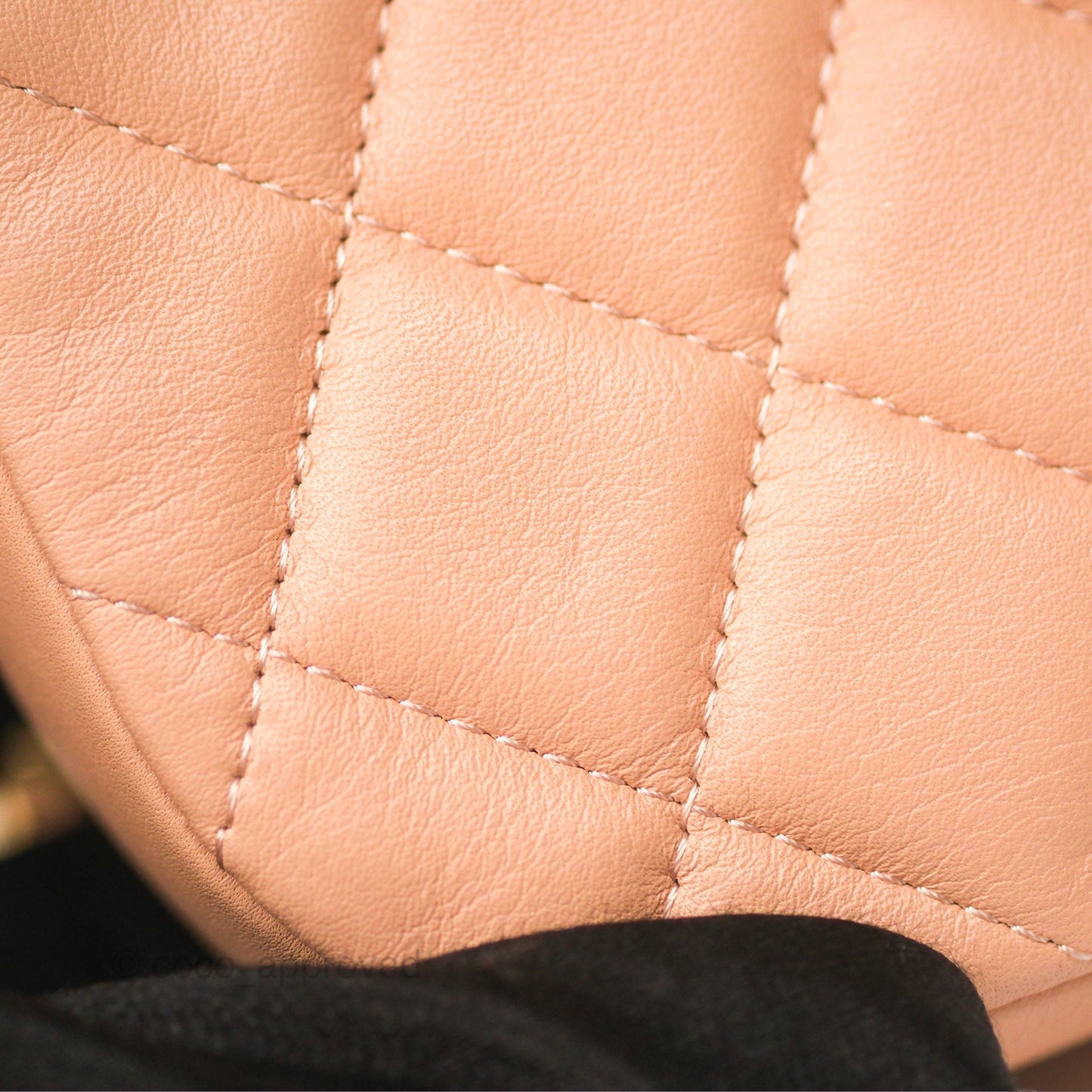 Chanel Mini Clutch with Chain Beige Calfskin Aged Gold Hardware