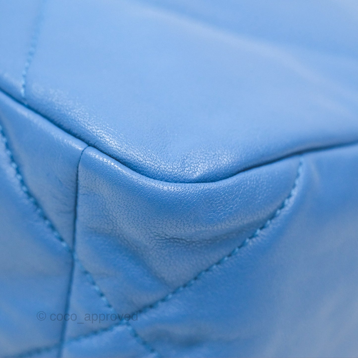 Chanel 19 Small Blue Mixed Hardware