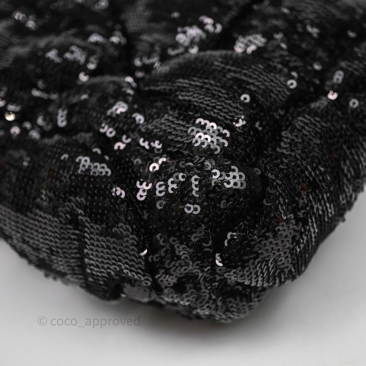 Chanel 19 Small Sequin Black Mixed Hardware
