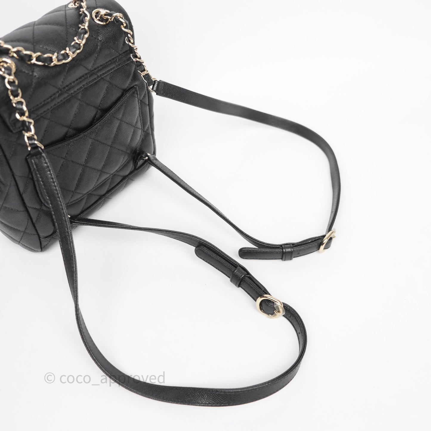 Chanel Urban Spirit Mini Black Caviar Backpack