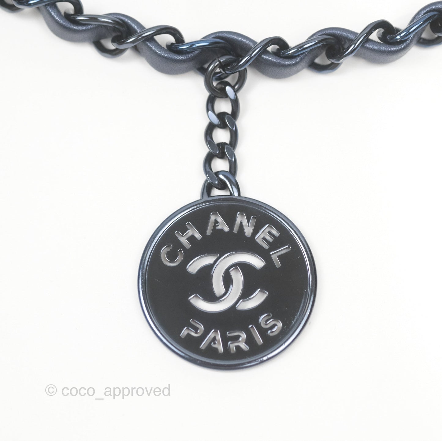 Chanel 22 Small Metallic Midnight Blue Aged Calfskin Midnight Blue/Silver Hardware