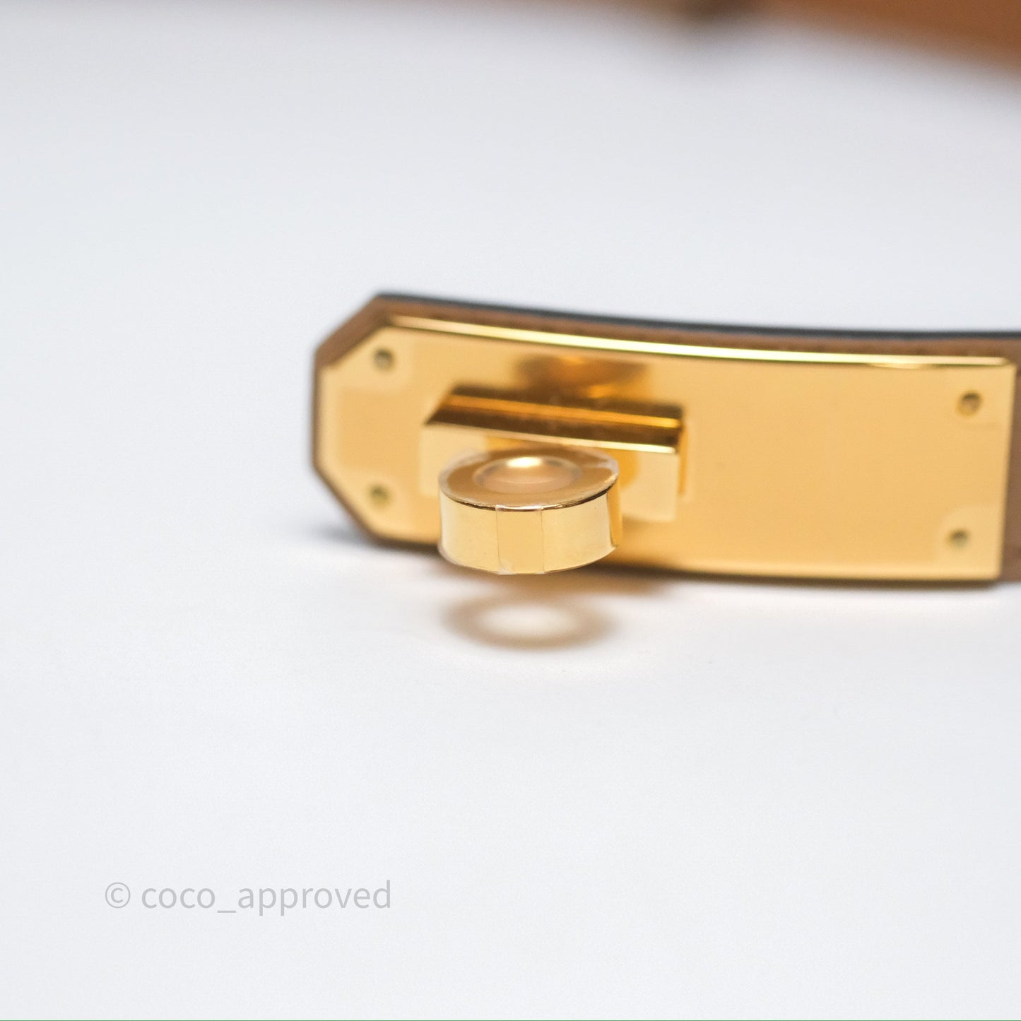 Hermès Kelly Pocket 18 Belt Chai 0M Epsom Gold Hardware