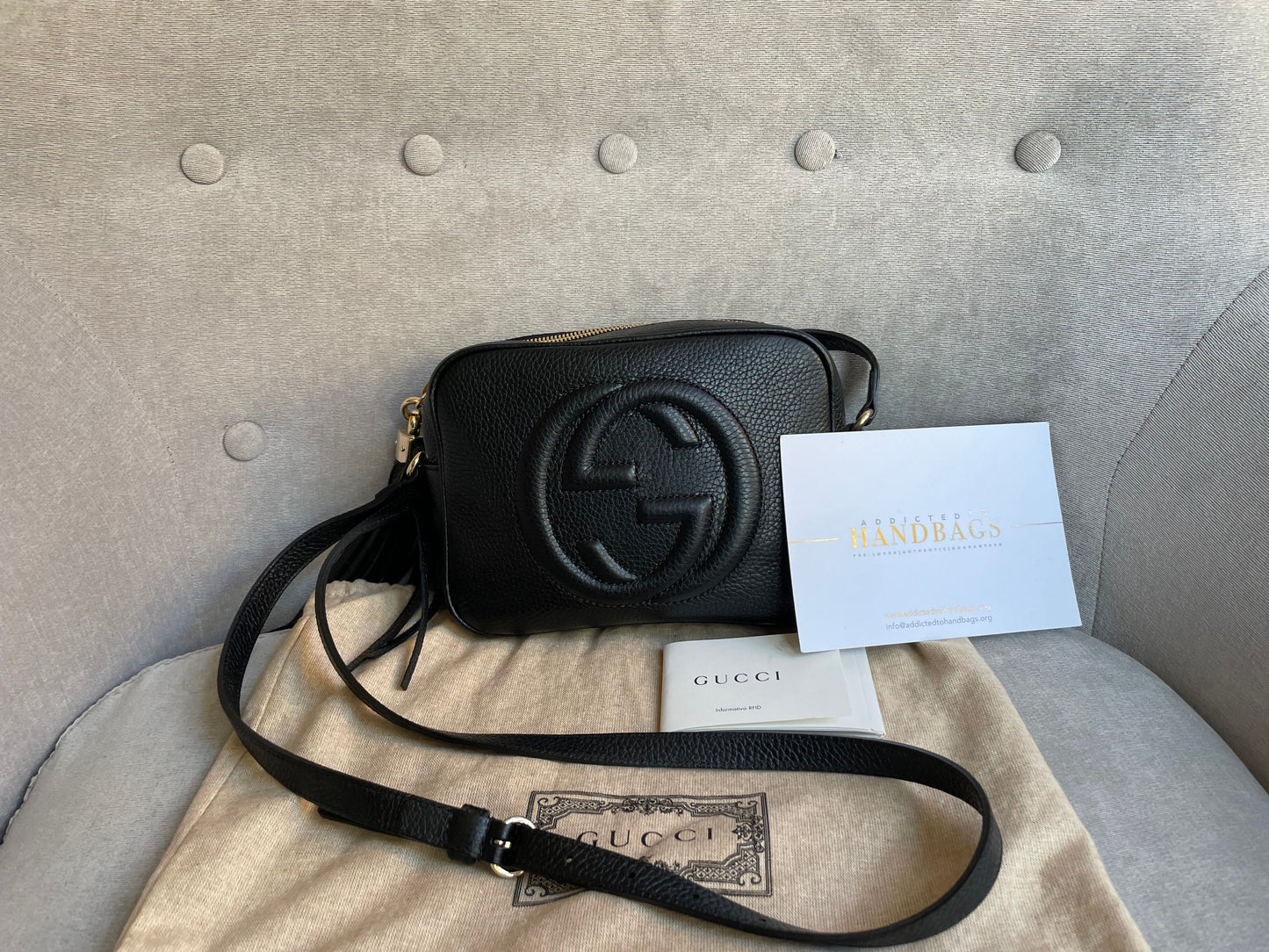 Luxury Gucci Trending 2025 Black Soho Disco