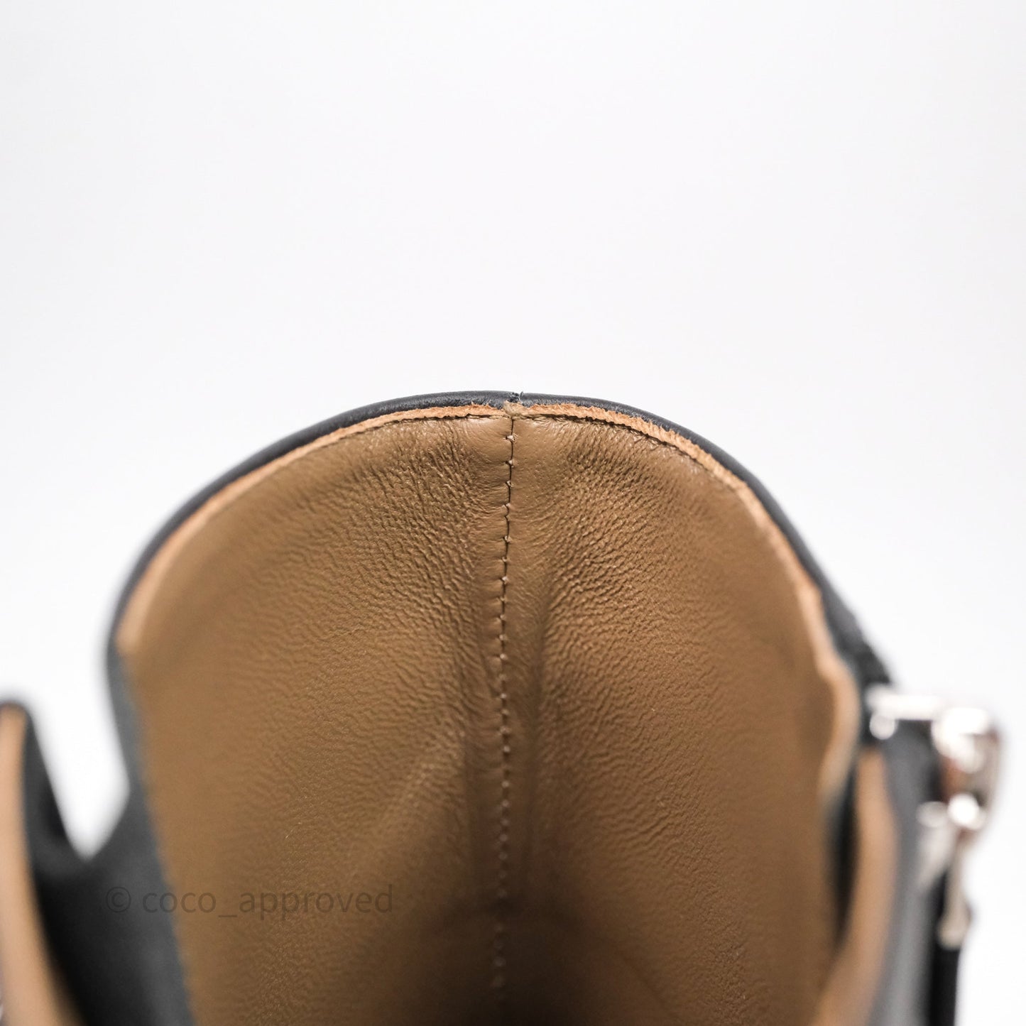 Hermes Saint Germain Ankle Boot Noir Size 39