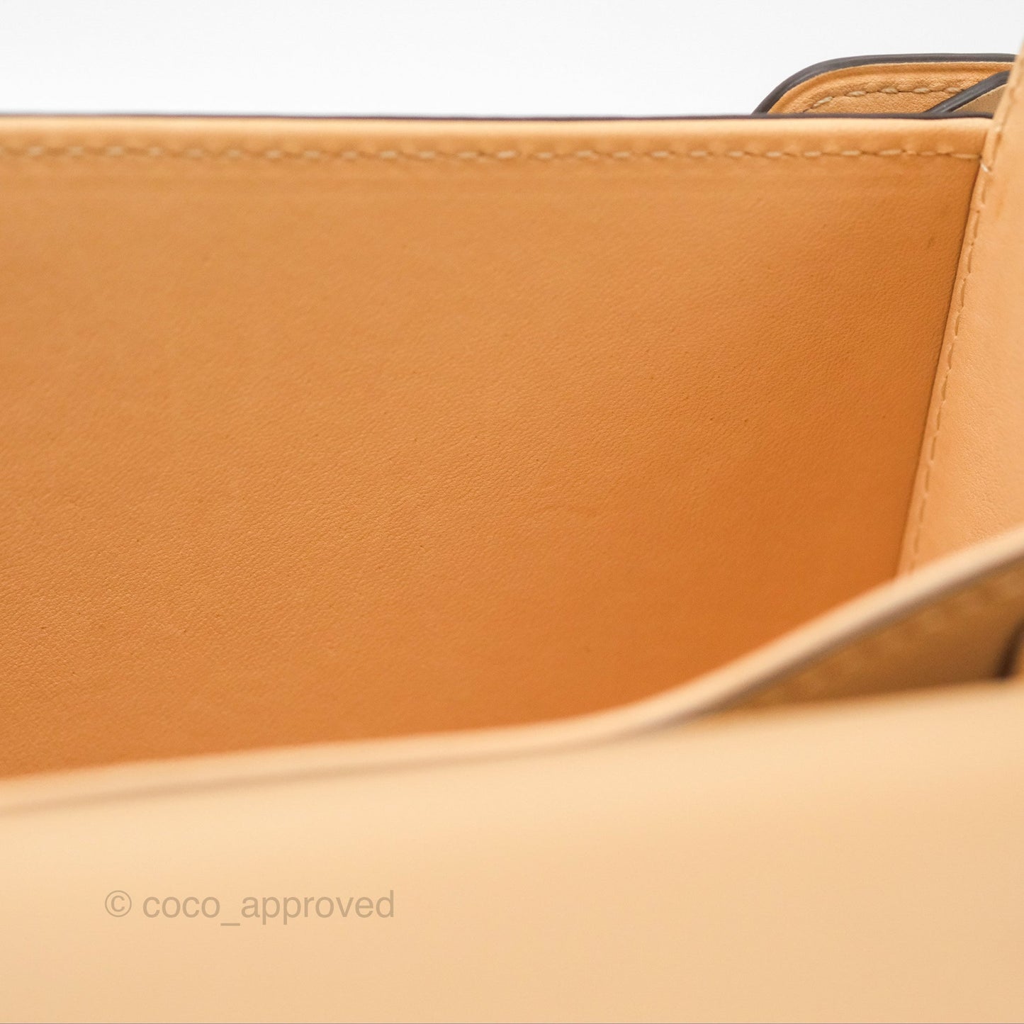 Delvaux Lingot Bag Latte Olen Calfskin