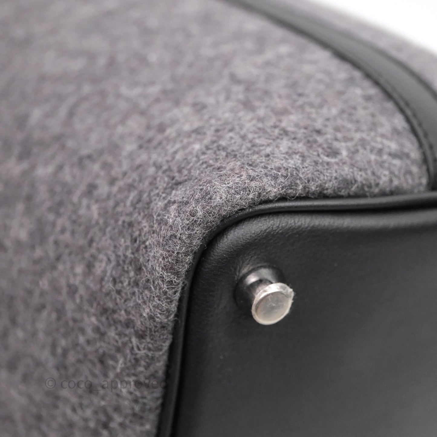 Hermes Picotin 18 Wool Gris Palladium Hardware