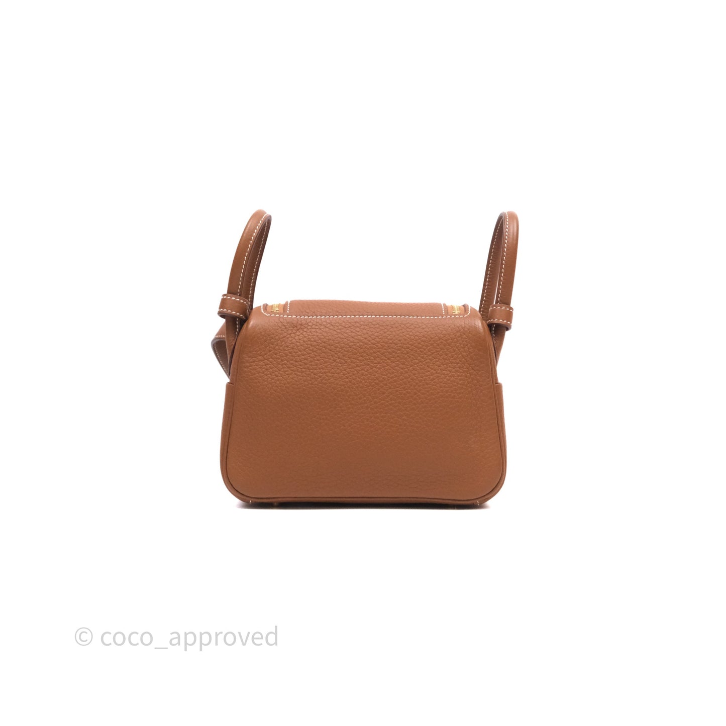 Hermès Mini Lindy 20 Gold Clemence Gold Hardware