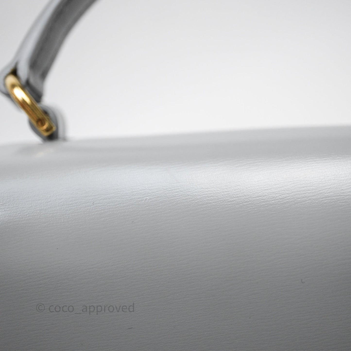 Celine Mini Besace Clea Grey Shiny Calfskin