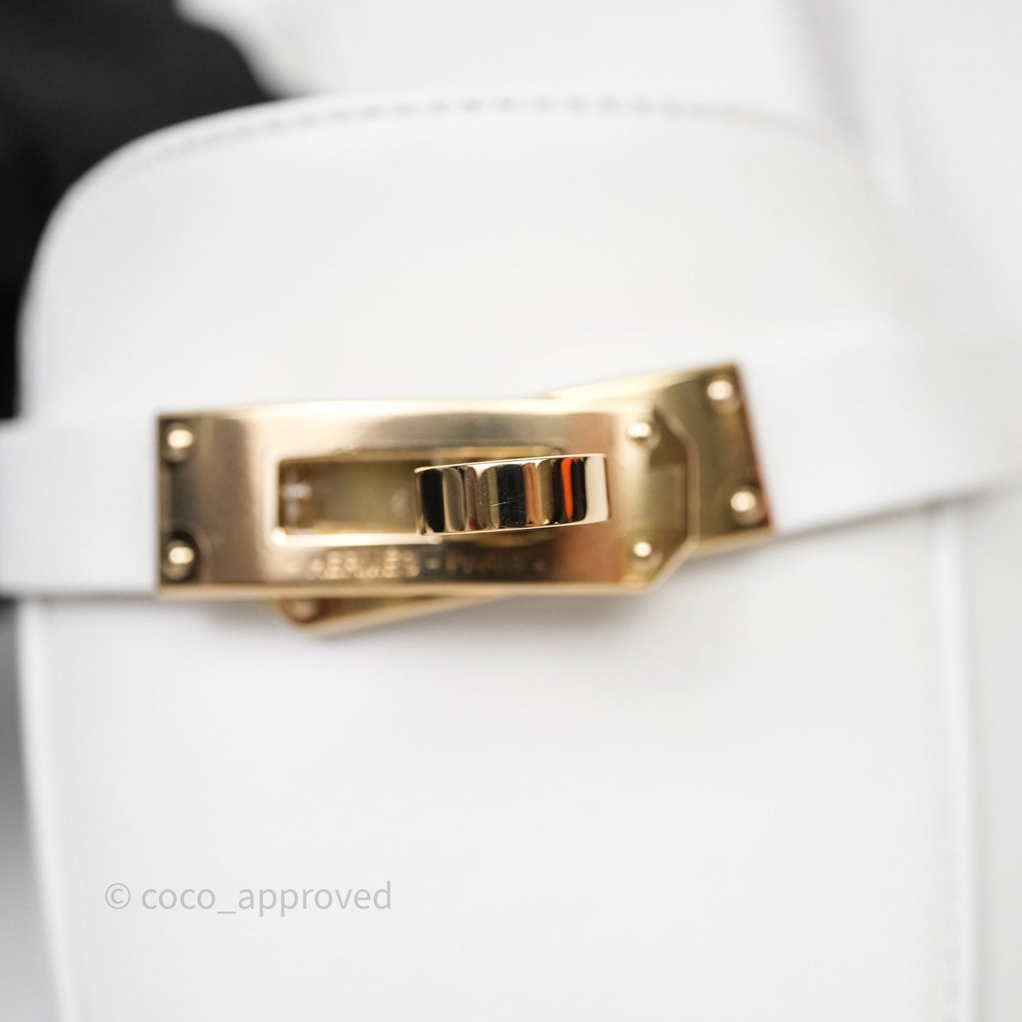 Hermès Oz Velvet Mules White Calfskin Gold Hardware Size 36.5